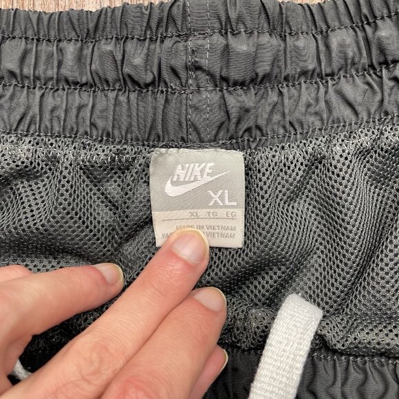 Vintage Nike 2PC Tracksuit Set Men’s XL Black Long Sleeves Full Zip Y2K - Picture 7 of 10